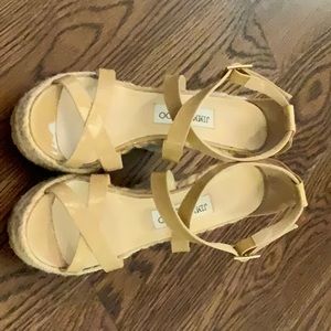 Jimmy Choo Porto Patent Espadrille Wedge NEW